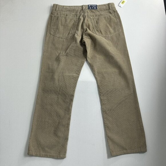 Daniel Cremieux Corduroy Pants Mens 34x30 Austin Straight Leg‎ Stretch Brown NWT - Picture 2 of 6